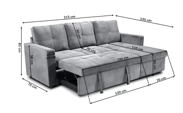 SOFA CAMA MODELO VERSALLES - Imagen 6